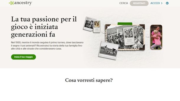 Altre possibilità per fare un albero genealogico online