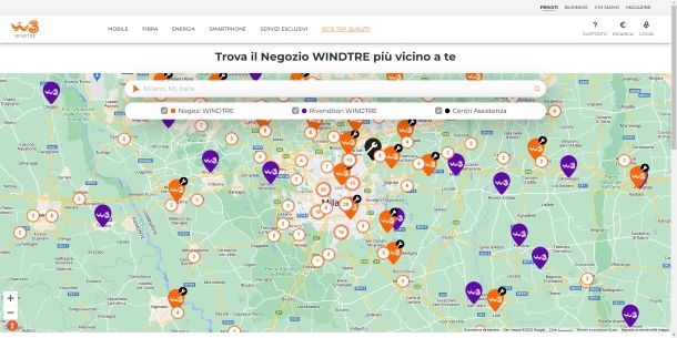 Negozio più vicino a te WINDTRE