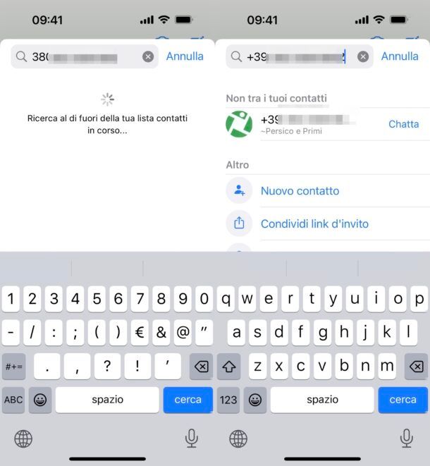 Scrivere su WhatsApp a numeri non in rubrica