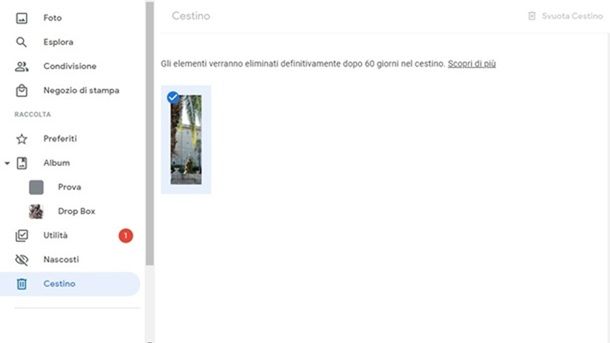 Come recuperare le foto cancellate dalla galleria su PC