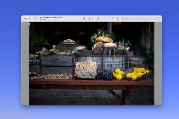 Come aprire foto RAW Mac