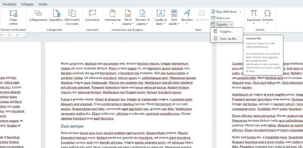 Come spostare pagine Word da un documento all'altro