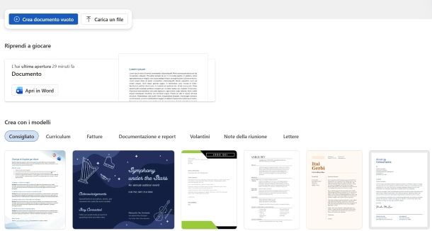 Spostare pagine Word da un documento all'altro online