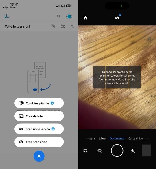 Come scannerizzare in PDF gratis più pagine in un documento: smartphone e tablet