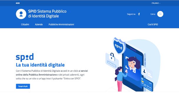 SPID: sito del governo