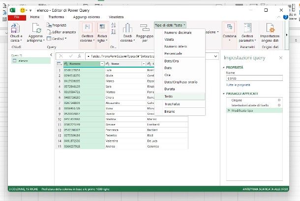 Come inserire lo zero davanti a un numero Excel