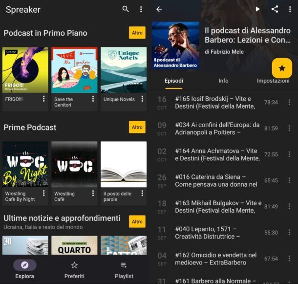 Spreaker app