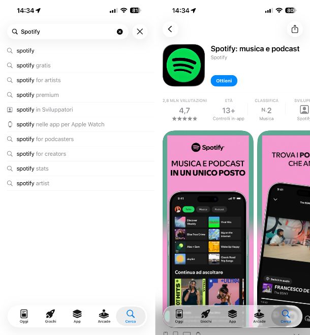 Spotify iPhone