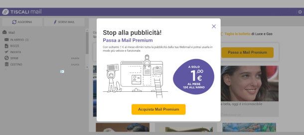 Aggiornamento a Tiscali Premium