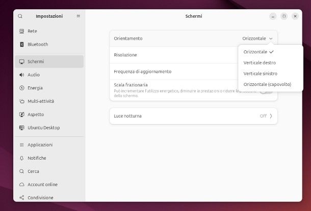 Come ruotare lo schermo del PC