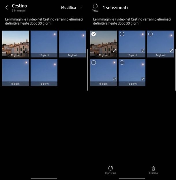 Come recuperare le foto cancellate dalla galleria Samsung