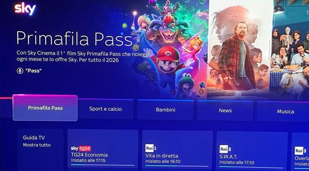 Come comprare una singola partita su Sky