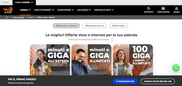 Attivazione SIM WINDTRE Business