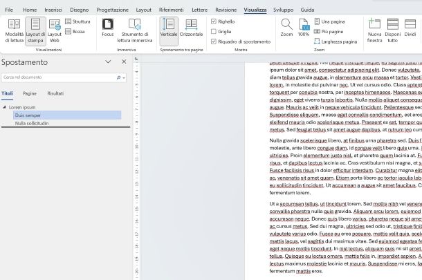 Cambiare ordine pagine Word: PC e Mac