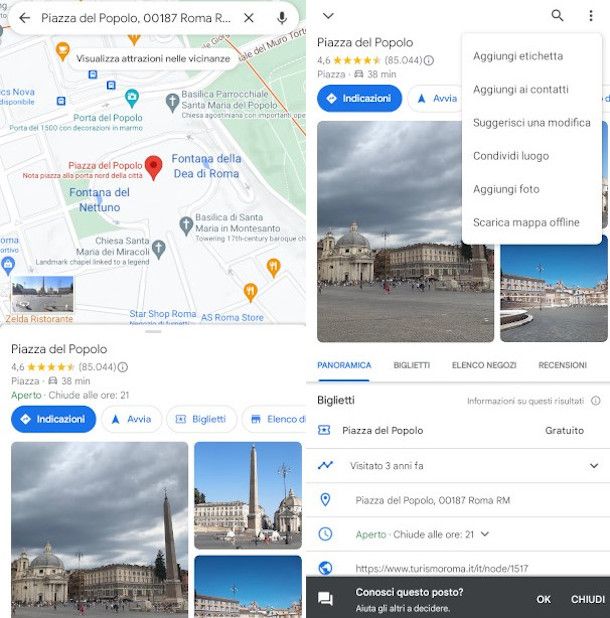 modalità offline Google Maps