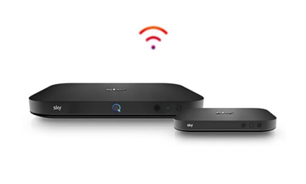 TELECOMANDO SKY Q BLACK SKY PLATINUM SKY MINI VOICE OTTIMO