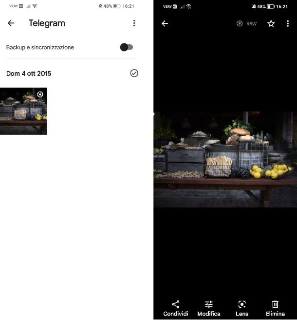 Come aprire RAW con Android