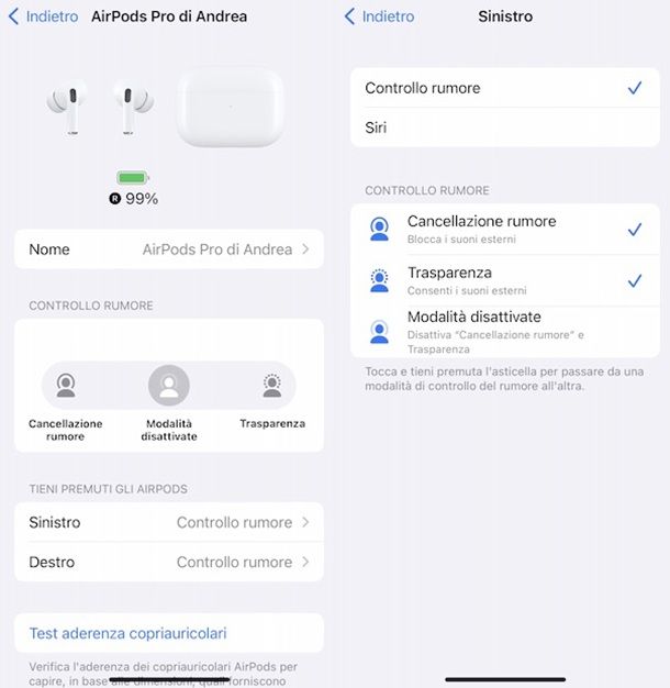 Funzionalit&agrave; software e abbinamento