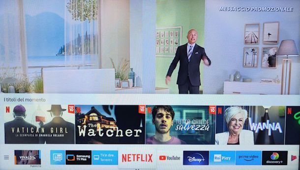 Netflix su Smart TV Samsung