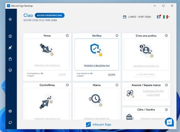 Come verificare firma digitale: Infocert
