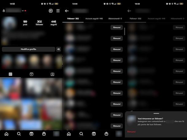 Rimuovere follower da Instagram senza bloccarlo