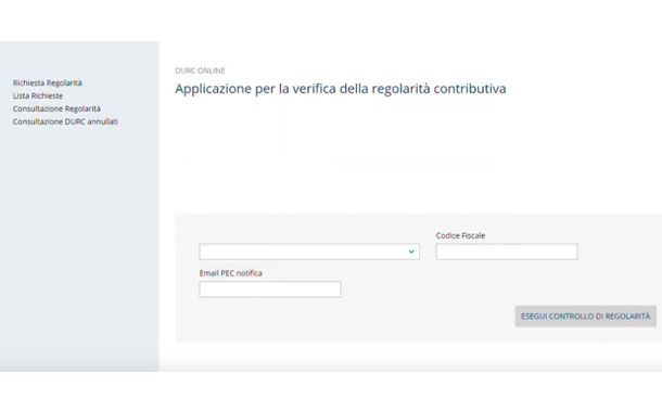 Come scaricare DURC online