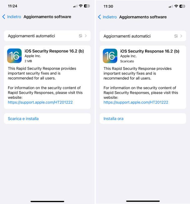 Come aggiornare il telefono iPhone
