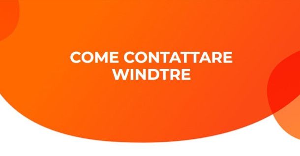 Come contattare WINDTRE