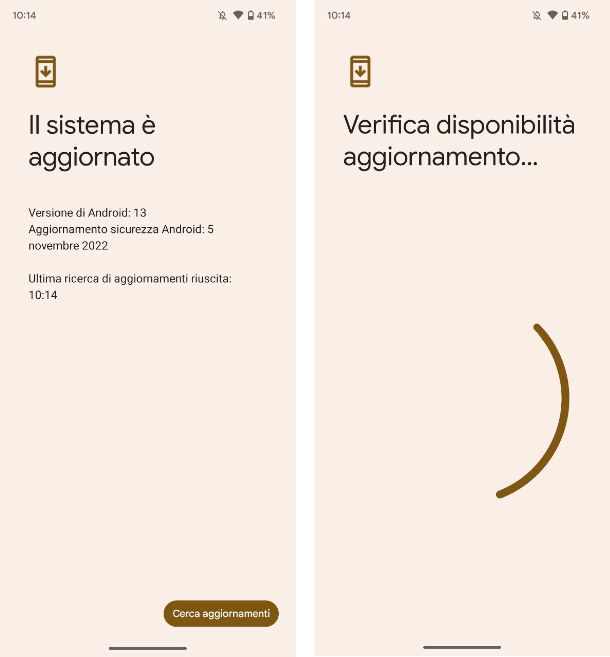 Come aggiornare il telefono Android