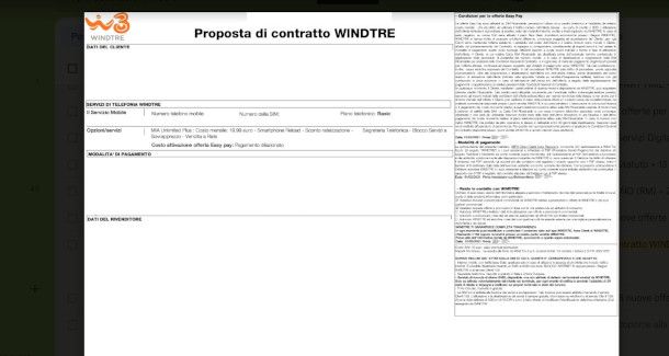 Contratto WINDTRE