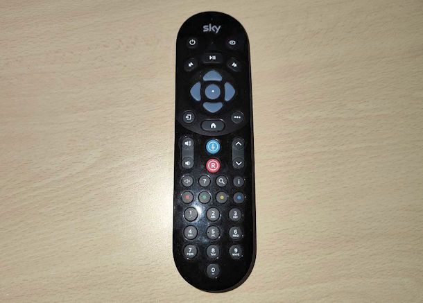 Telecomando Sky Q Black