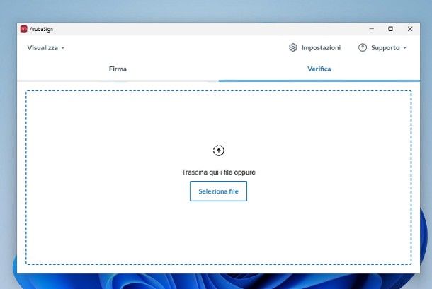 Come verificare firma digitale: Aruba