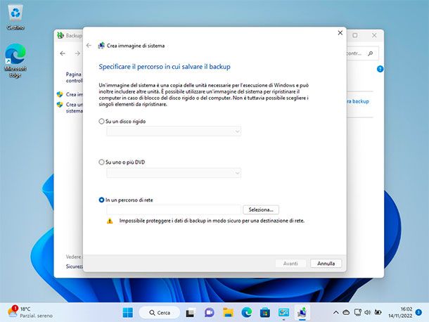 Come ripristinare Windows 11 da immagine di sistema