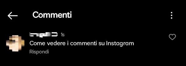 Come vedere i commenti su Instagram