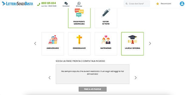 Altre soluzioni per fare un telegramma online