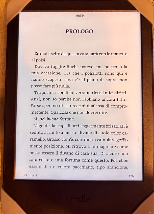 Leggere su Kindle