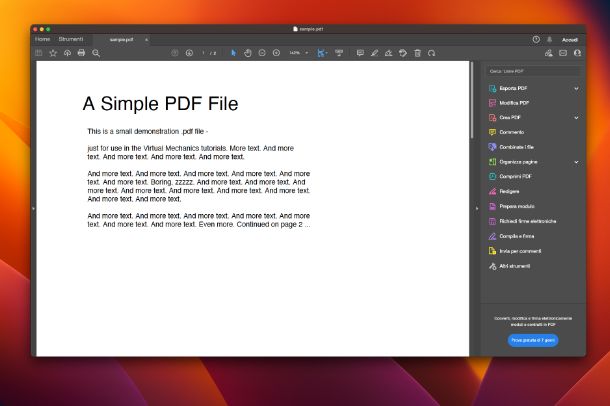 Programmi per aprire PDF