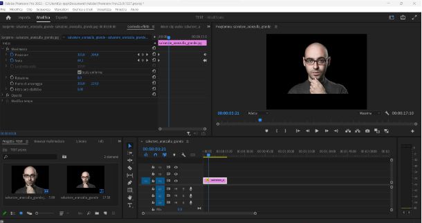 Come animare immagini con Premiere