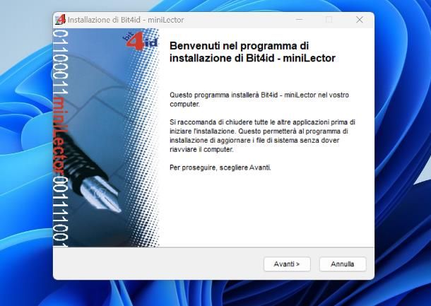 Come installare il lettore Bit4id su Windows