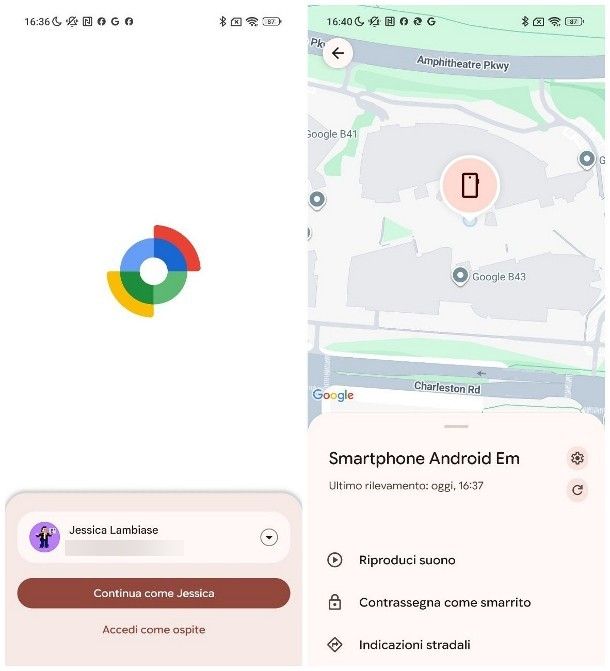Come localizzare un cellulare con account Google