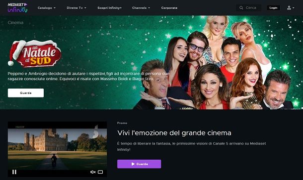 mediaset infinity film gratis