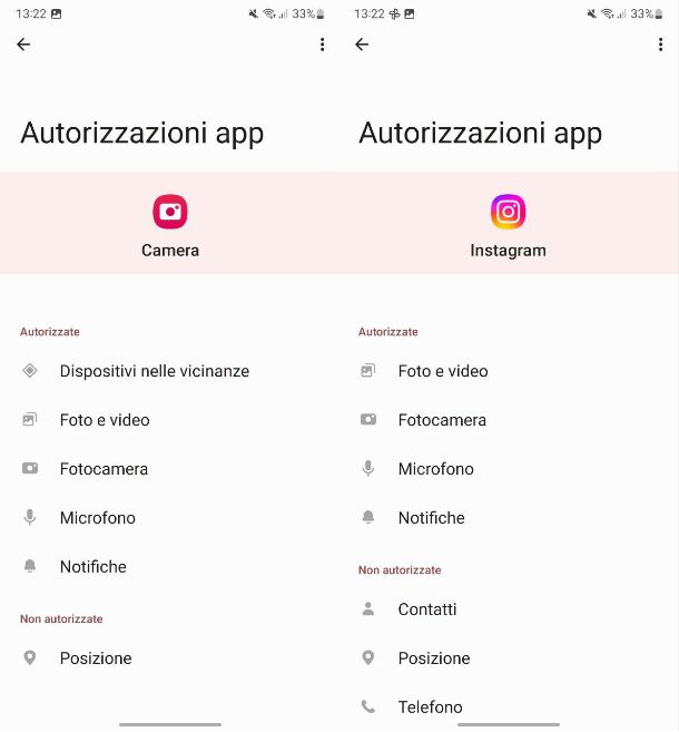 Controllo autorizzazioni