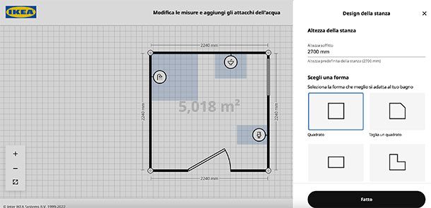 App per progettare bagno su PC