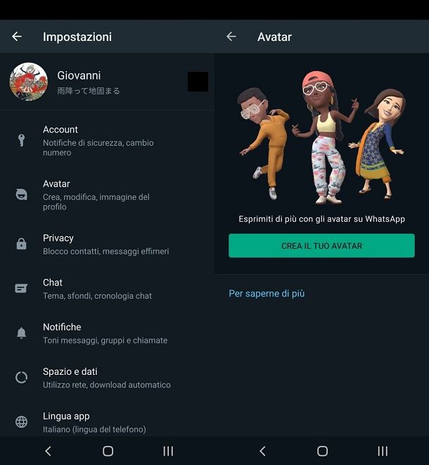 app android chiamate e messaggi