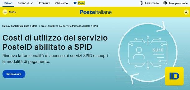 Come pagare lo SPID