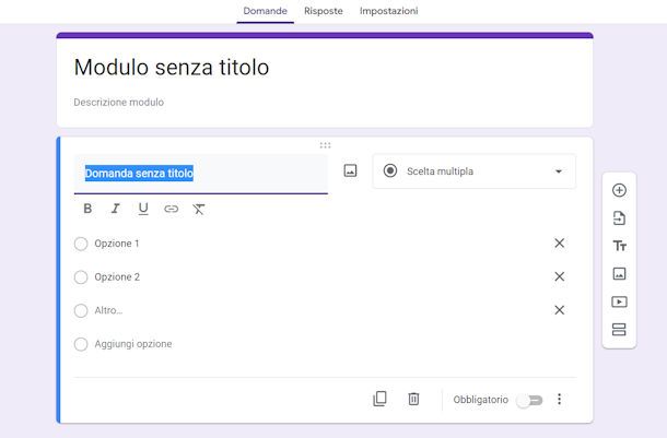 Come creare un questionario con Google