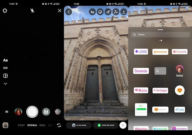 Editor per modificare Storie su Instagram