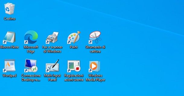 Collegamenti sul desktop Windows 10
