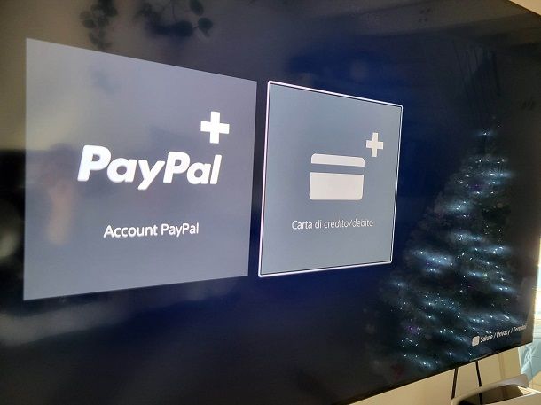 aggiungere PayPal PlayStation 5