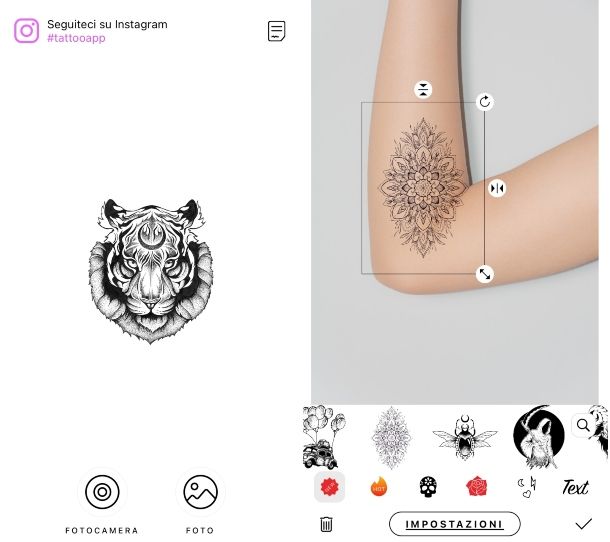 Tattoo — tatuaggi body editor